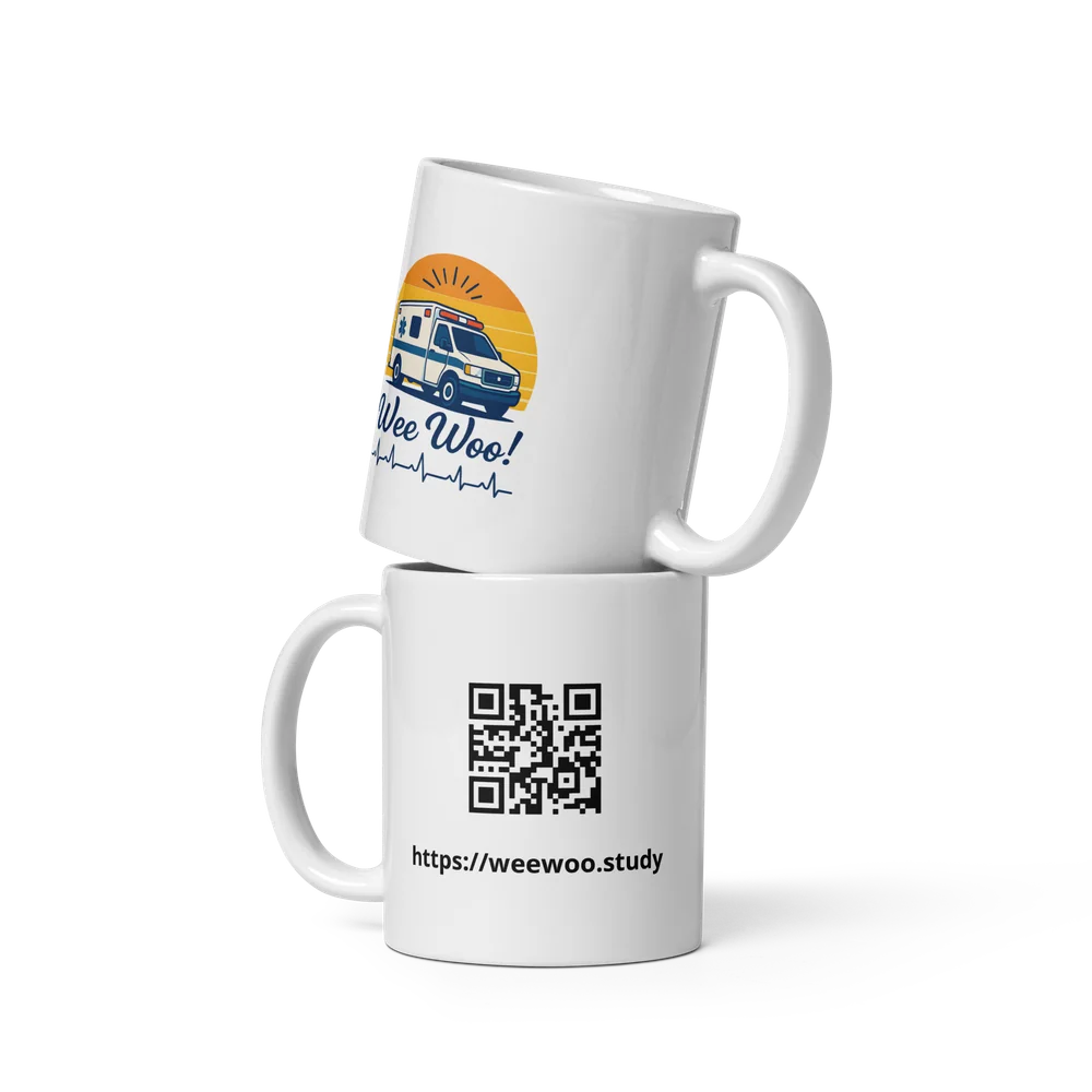 White weewoo mug