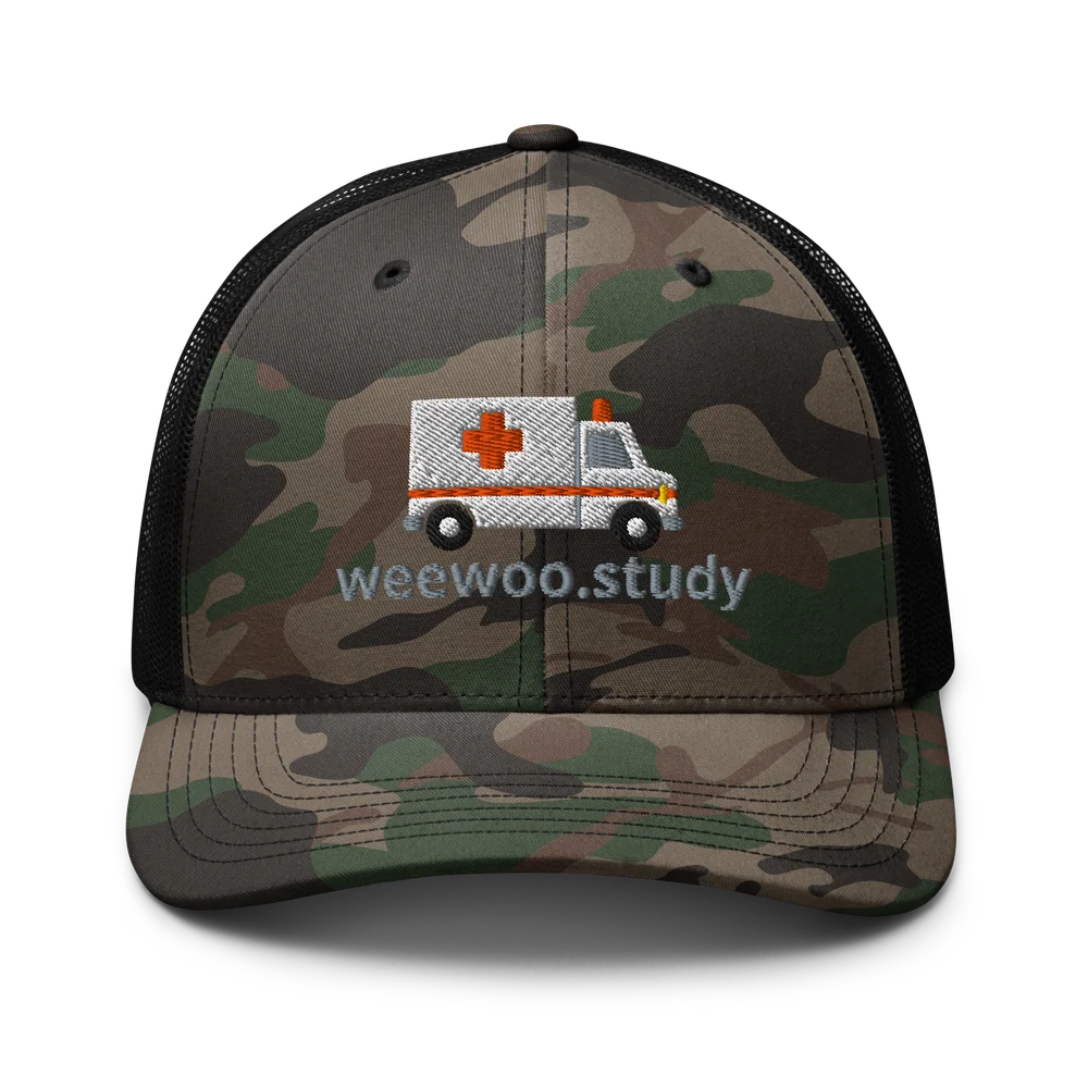 Camo/Black Camouflage Trucker Hat